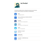 Tablet Screenshot of jaypaudyal.tel